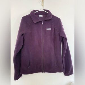Purple Columbia Zip-Up Fleece